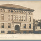 FITCHBURG MA POLICE STATION ANTIQUE REAL PHOTO POSTCARD RPPC