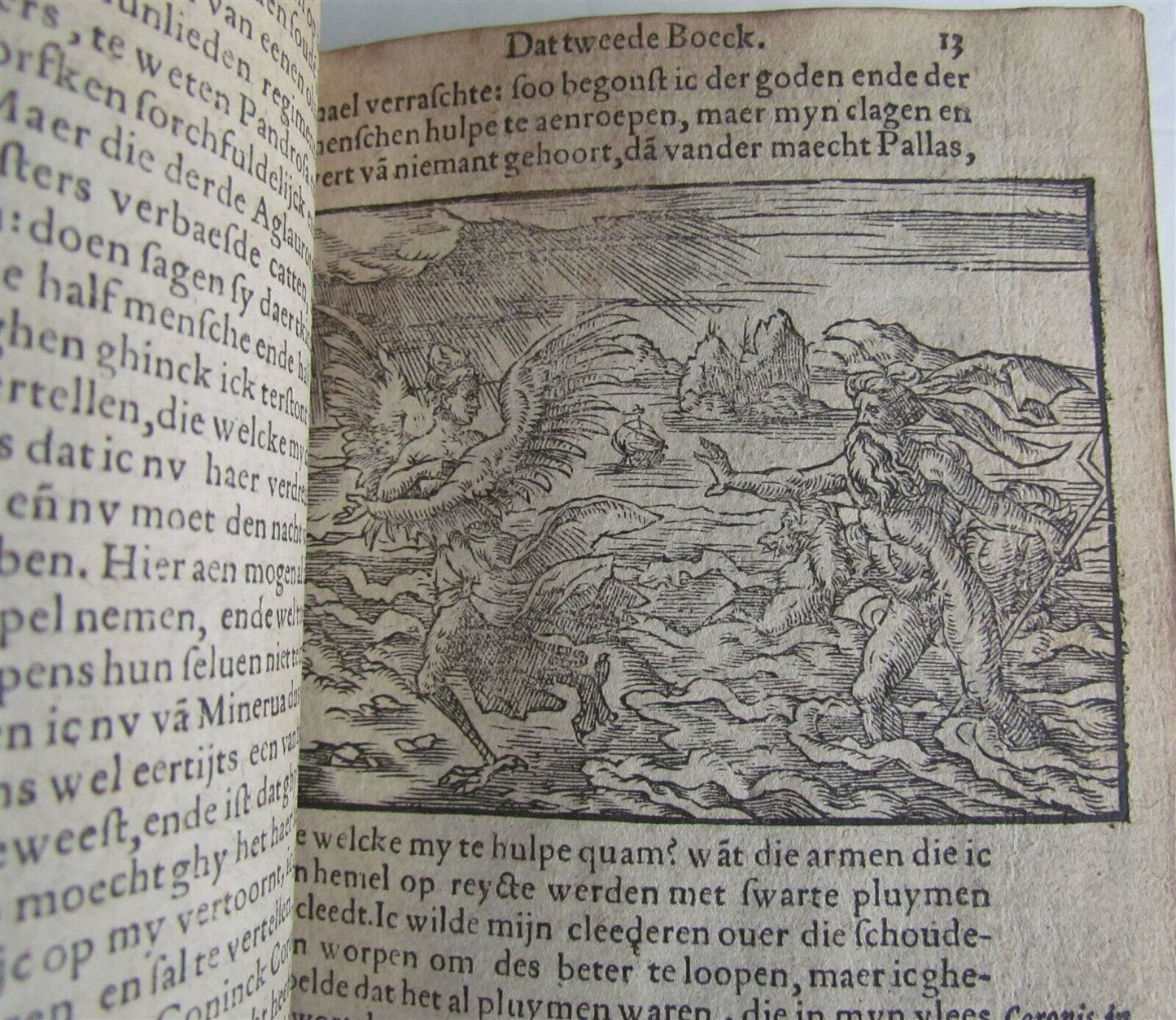 1619 OVID METAMORPHISIS antique ILLUSTRATED