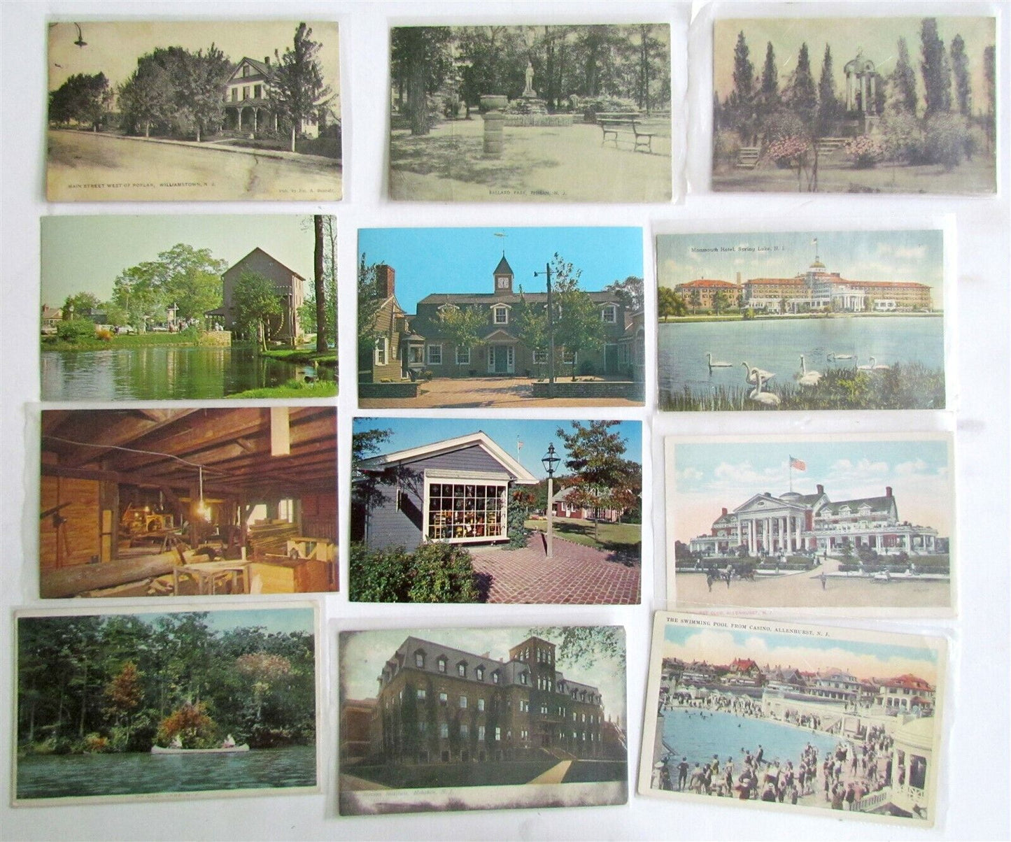 NEW JERSEY lot of 49 ANTIQUE & VINTAGE POSTCARDS NJ