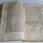 1542-1549 CHURCH HISTORY antique VELLUM BOUND 16th century DATED BINDING