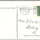 GULF SUMMIT CUT RAILROAD NEAR SUSQUEHANNA PA 1908 ANTIQUE POSTCARD