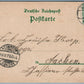 GRUSS AUS BERLIN ZEUGHAUS MILITARY PARADE UNDIVIDED ANTIQUE POSTCARD w/ STAMP