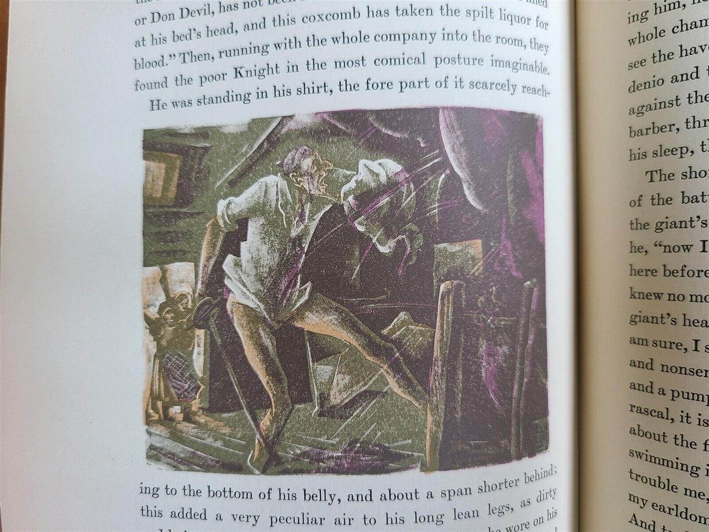 1941 FIRST PART of LIFE of DON QUIXOTE DE LA MANCHA illustrated VINTAGE