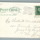 ASBURY PARK NJ EMORY STREET BRIDGE OVER WESLEY LAKE ANTIQUE POSTCARD