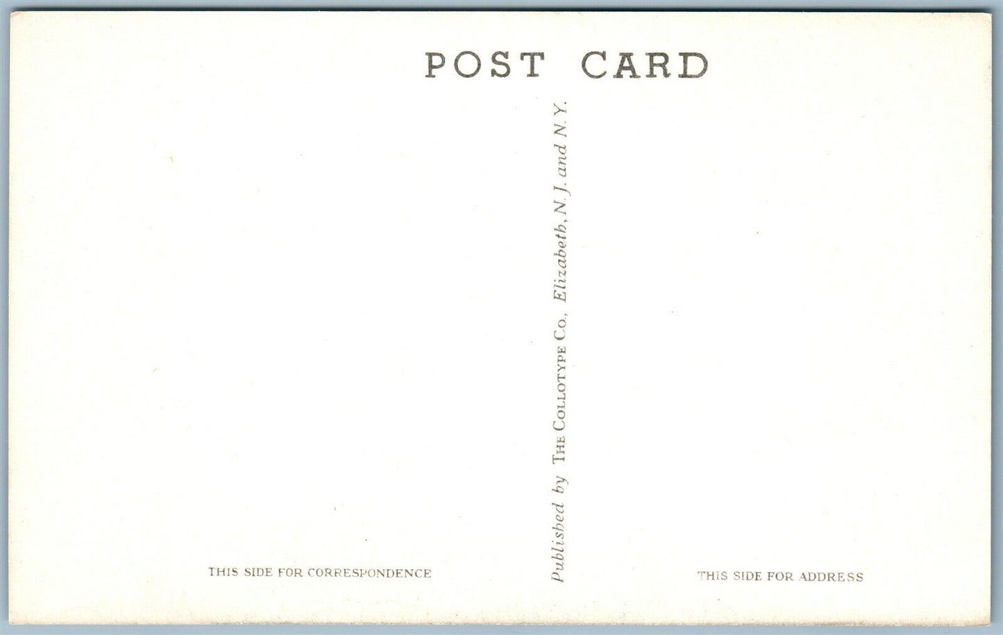 WASHINGTON NJ BOROUGH PARK VINTAGE POSTCARD