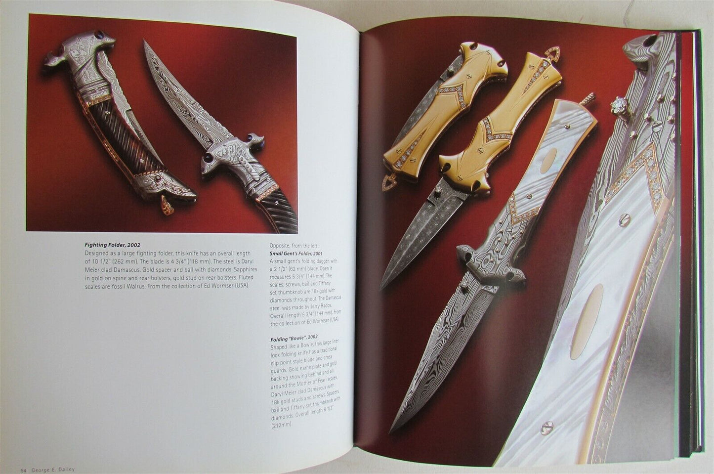 CUSTOM FOLDING KNIVES by DAVID DAROM ILLUSTRATED ART BOOK