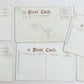 DAYLY WEEK WORKS LOT OF 7 ANTIQUE POSTCARDS