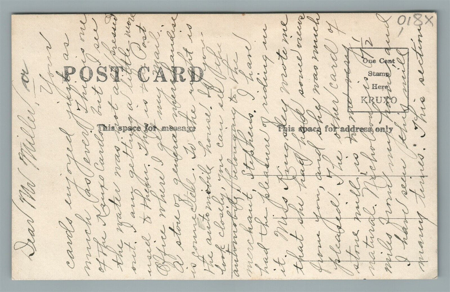 LENOXVILLE PA POST OFFICE ANTIQUE REAL PHOTO POSTCARD RPPC