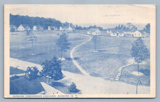 DUNKIRK NY CONFERENCE GROUNDS VINTAGE POSTCARD