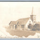 CONYNGHAM PA ME CHURCH ANTIQUE REAL PHOTO POSTCARD RPPC