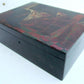 RUSSIAN ANTIQUE LACQUER BOX TSAR IVAN THE TERRIBLE AT THE WIFE'S BED large RARE