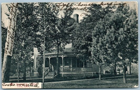 CEDAR FALLS IA 2007 NORMAL STREET ANTIQUE POSTCARD