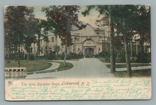LAKEWOOOD NJ GEORGIAN COURT ANTIQUE POSTCARD