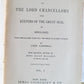 1874 LIVES OF LORD CHANELLORS & KEEPERS OF GREAT SEAL of ENGLAND antique 10 VOLS