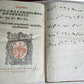 1621 PSALTERIUM ROMANUM antique MISSAL ANTIPHONAL FOLIO 11x6" w/ musical notes