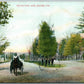 SAYRE PA KEYSTONE AVENUE 1909 ANTIQUE POSTCARD