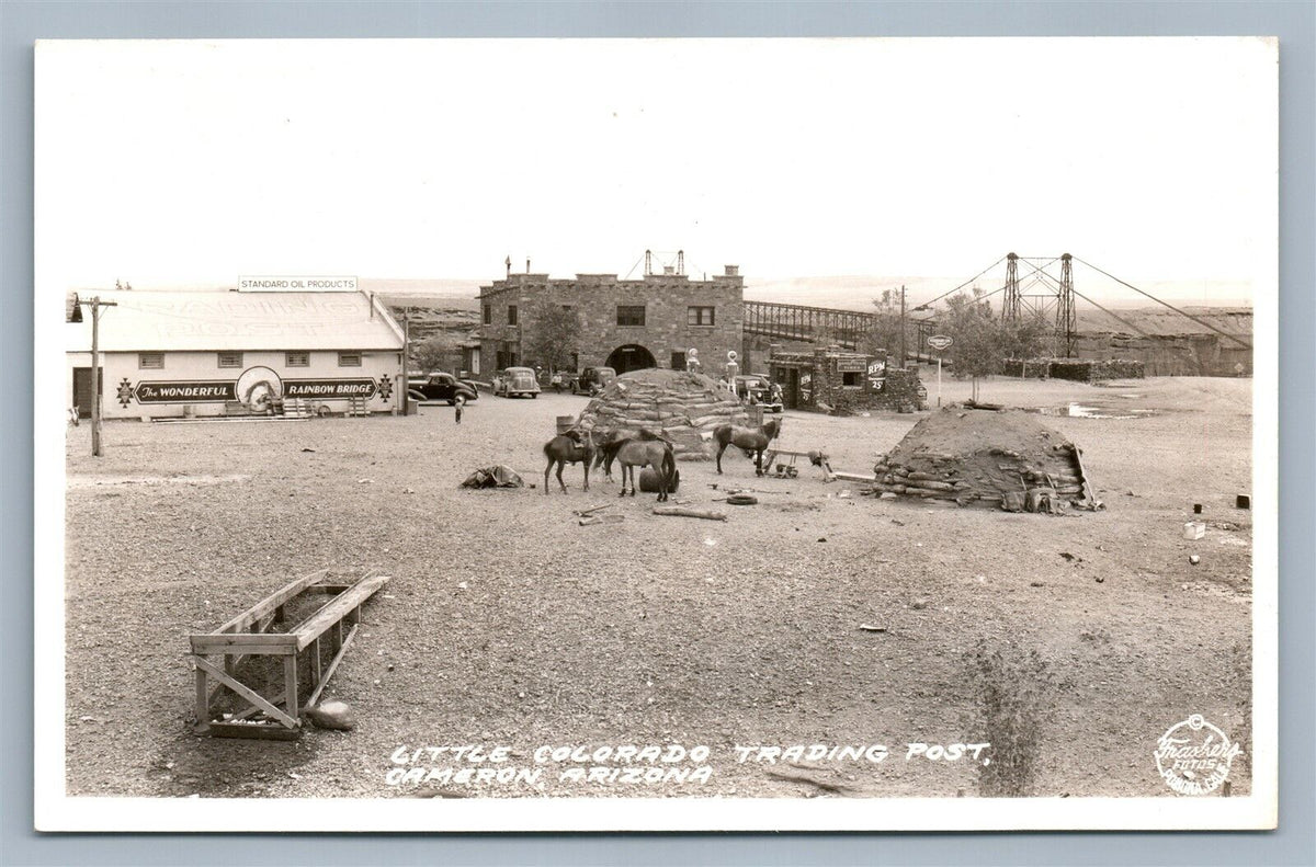 CAMERON AZ LITTLE COLORADO TRADING POST VINTAGE REAL PHOTO POSTCARD RP ...