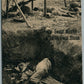 WAR SWEPT MEXICO BATTLEFIELD SCENE DEAD BODIES ANTIQUE POSTCARD