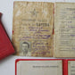 RUSSIAN LOT of 7 SOVIET 1940s-70s DOCUMENTS ID BOOKLETS