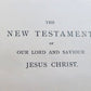 1881 BIBLE in ENGLISH antique NEW YORK AMERICANA NEW TESTAMENT