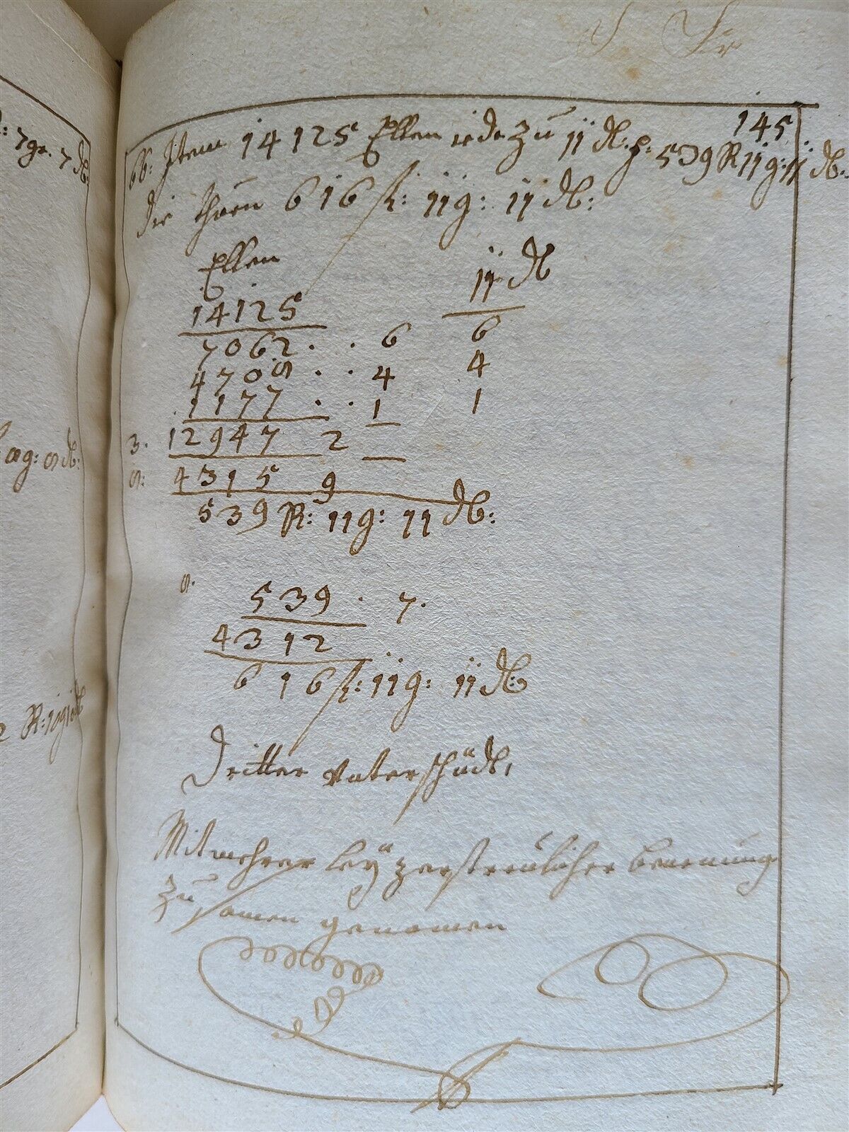 1765 MATHEMATICS GERMAN MANUSCRIPT CLAVIS ARITHMETICA antique HAND WRITTEN