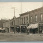 WORCESTER NY STREET SCENE ANTIQUE REAL PHOTO POSTCARD RPPC