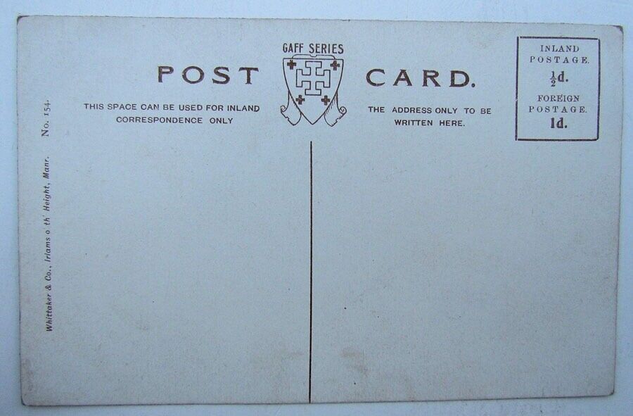 VINTAGE BRITISH POSTCARD BOATHOUSE & POST OFFICE WORSLEY UK