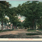 WESTFIELD MA COURT STREET FROM DAY AVE. ANTIQUE POSTCARD