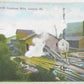 ANTIQUE 1909 POSTCARD GOODYEAR MILLS GALETON PA
