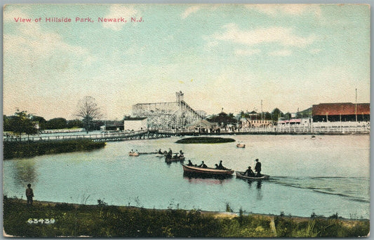 NEWARK NJ HILLSIDE PARK ANTIQUE POSTCARD