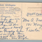 ASBURY PARK NJ HOTEL WELLINGTON FACING THE OCEAN VINTAGE POSTCARD