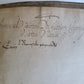 1542-1549 CHURCH HISTORY antique VELLUM BOUND 16th century DATED BINDING