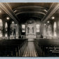 CHAMPAIGN IL UNIVERSITY CHAPEL INTERIOR ANTIQUE REAL PHOTO POSTCARD RPPC