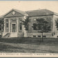 ALBION MI LIBRARY ANTIQUE POSTCARD