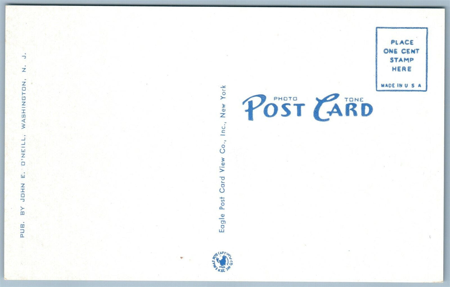 WASHINGTON NJ AT THE PLAYGROUND ANTIQUE POSTCARD