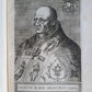 1568 ILLUSTRATED w/28 POPE PORTRAITS XXVII PONTIFICUM ELOGIA ET IMAGINES antique