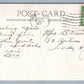 NEWTON MA HIGH SCHOOL ANTIQUE REAL PHOTO POSTCARD RPPC