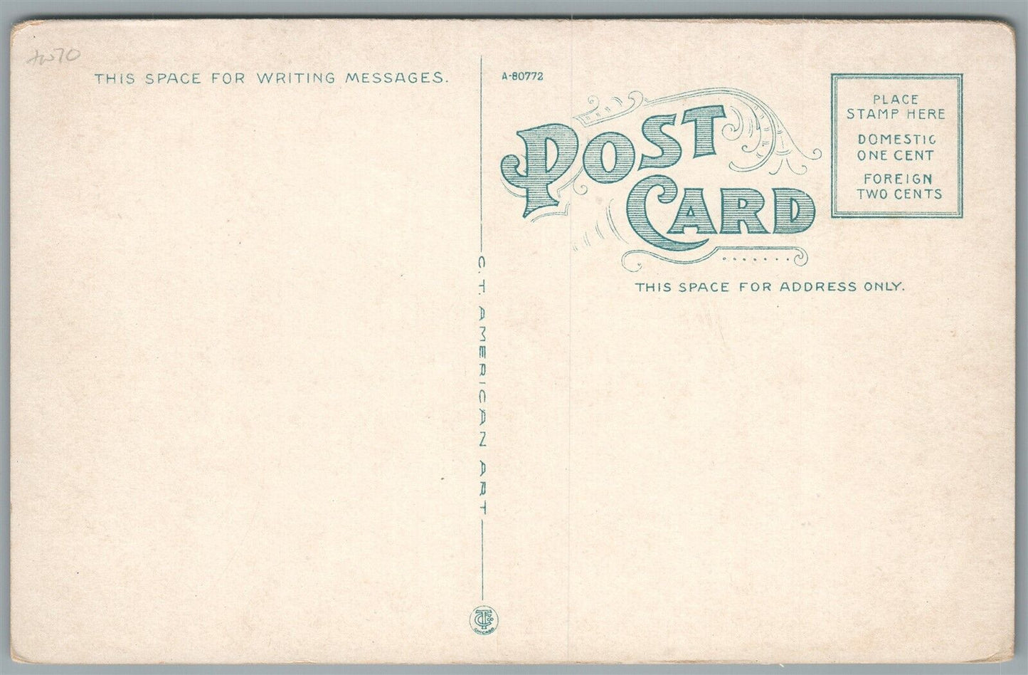 BROCKTON MA MAIN STREET ANTIQUE POSTCARD