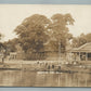 PHILADELPHIA WOODSIDE PARK PA ANTIQUE REAL PHOTO POSTCARD RPPC J. McLAUGHLAN