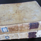 1730 BIBLIA in LATIN VELLUM BOUND 2 VOLUMES PRINTED IN VENICE ANTIQUE HOLY BIBLE