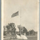 FT. EUSTIS VA MILITARY SALUTE FOR PRES. HARDING ANTIQUE REAL PHOTO POSTCARD RPPC
