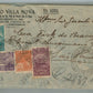 BRAZIL PEDRO VILLA NOVA via AEREA VINTAGE COVER w/ STAMPS