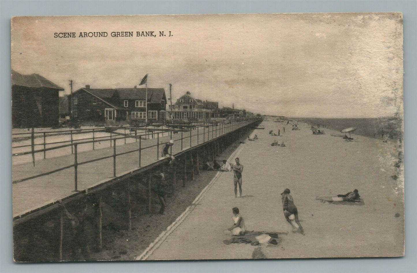 GREEN BANK NJ ANTIQUE POSTCARD