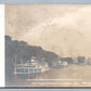 KEOKUK IA STEAMER MISSISSIPPI PRES. ROOSEVELT ANTIQUE REAL PHOTO POSTCARD RPPC