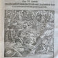 1580 ILLUSTRATED by Tobias Stimmer & J. Amman FOLIO antique HUNTING FALCONRY