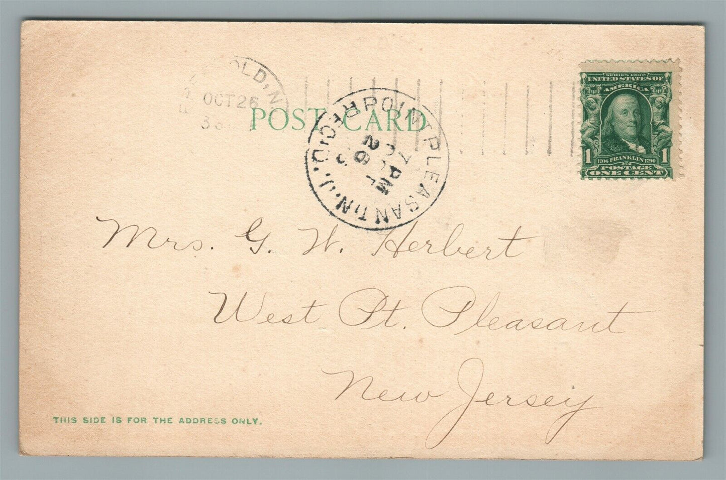 FREEHOLD NJ NEW JERSEY MILITARY ACADEMY ANTIQUE POSTCARD