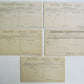 1890s LOT of 5 FAIRFIELD BANK LANCASTER OHIO ANTIQUE STATEMENT CARDS POSTCARDS