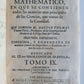 1727 MATHEMATICS in SPANISH Compendio mathematico antique ASTROLOGIA GNOMONICA