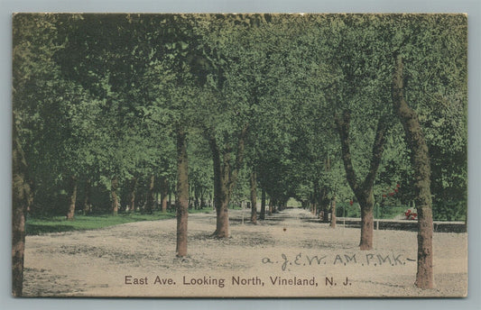 VINELAND PARK NJ EAST AVE. ANTIQUE POSTCARD