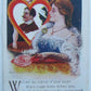 MECHANICAL CUPID MIRROR RARE ANTIQUE POSTCARD CHANGING MEN CHOICE